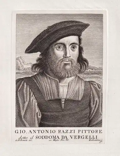 Gio. Antonio Razzi Pittore Soddoma da Vergelli - Il Sodoma (1477-1549) Italian painter Maler Bazzi Italien Ita