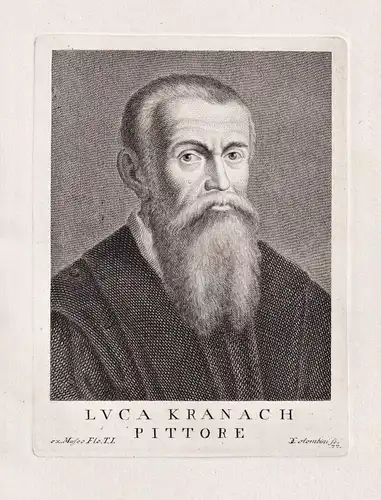 Luca Kranach Pittore - Lucas Cranach (1472-1553) Maler painter Kupferstecher engraver Renaissance Portrait