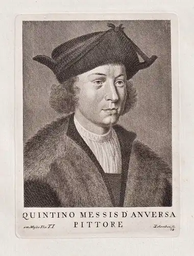 Quintino Messis d'Anversa Pittore - Quentin Matsys (1466-1530) Flemish painter Maler Renaissance Portrait