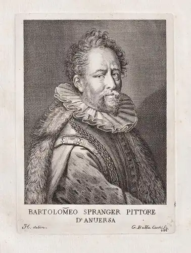 Bartolomeo Spranger Pittore d'Anuersa - Bartholomäus Spranger (1546-1611) Flemish painter Prague Praha Prag P