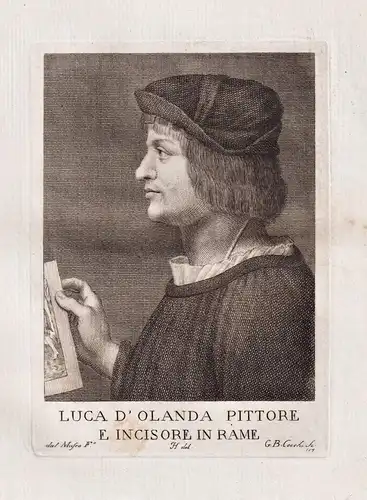 Luca D'Olanda Pittore E Incisore In Rame - Lucas van Leyden (1494-1533) Dutch painter Maler engraver Renaissan