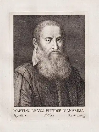 Martino de Vos Pittore d'Anversa - Maerten de Vos (1532-1603) Flemish painter Mannerism Portrait