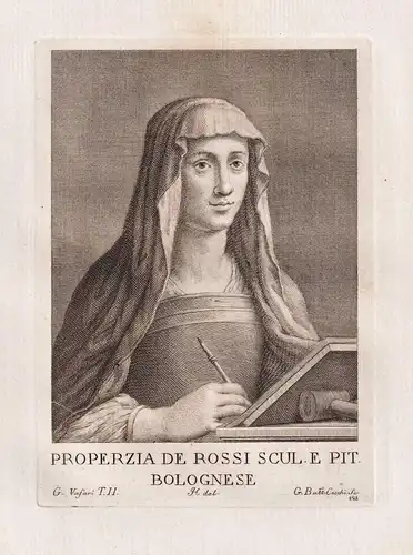 Properzia De Rossi Scul.E Pit. Bolognese - Properzia de Rossi ( Italian sculptor Bildhauer Italien Italy Renai