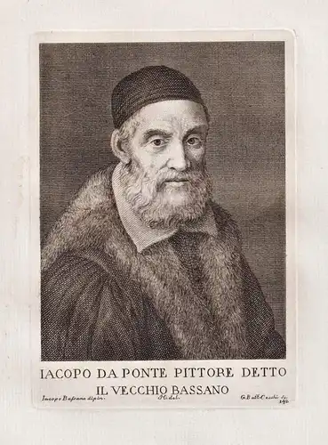 Iacopo Da Ponte Pittore Detto Il Vecchio Bassano - Jacopo Bassano (ca. 1510-1592) Italien painter Maler Manner