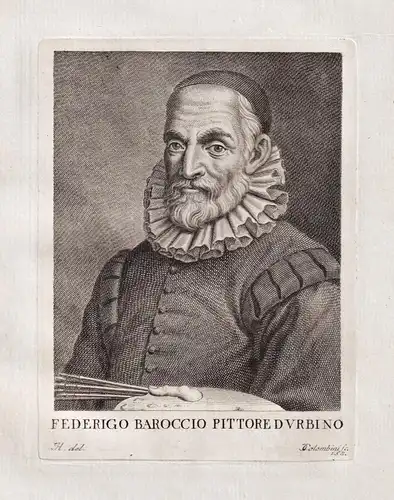 Federigo Baroccio Pittore d Urbino - Federico Barocci (c. 1535-1612) Italian painter engraver Mannerism Baroqu