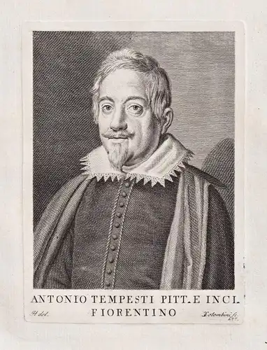 Antonio Tempesti Pitt.e Inci. Fiorentino - Antonio Tempesta (1555-1630) Italian painter engraver Firenze Flore