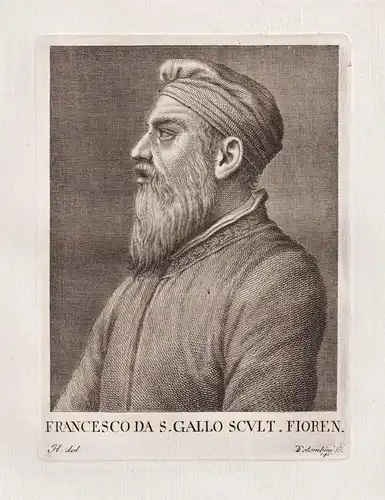 Francesco Da S.Gallo  - Francesco da Sangallo (1494-1576) Italian sculptor Bildhauer Renaissance Portrait