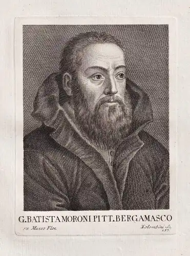 G. Battista Moroni Pitt. Bergamasco - Giovan Battista Moroni (c. 1521-c. 1580) Italian painter Renaissance Ber