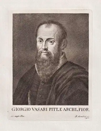 Giorgio Vasari Pitt. E Archi. Fior. - Giorgio Vasari (1511-1574) Italian architect painter biographer Architek