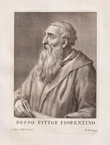 Rosso Pittor Fiorentino - Rosso Fiorentino (1495 - 1540) Italian painter Maler Italien Italy Firenze Florenz M