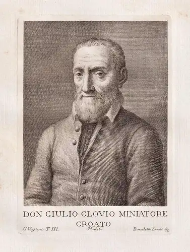 Don Giulio Clovio Miniatore Croato - Guilio Clovio (1498-1578) Italian miniaturist painter Maler  Italien Ital