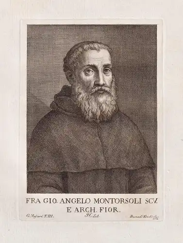 Fra Gio. Angelo Montorsoli Scv. E Arch. Fior. - Giovanni Angelo Montorsoli (1507-1563) Italian sculptor Bildha