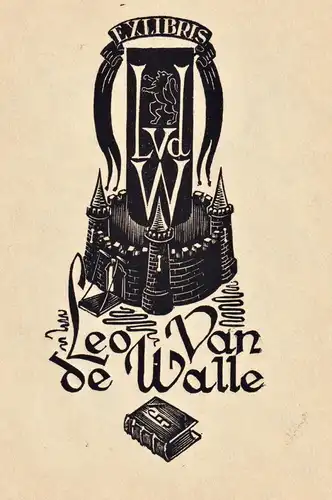 Exlibris Leo Van de Walle - Exlibris ex-libris Ex Libris bookplate