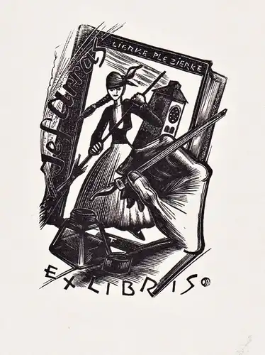 Ex Libris Jef Arras - Exlibris ex-libris Ex Libris bookplate