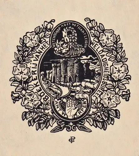 Boekerij van het ... - Antwerpen Exlibris ex-libris Ex Libris bookplate