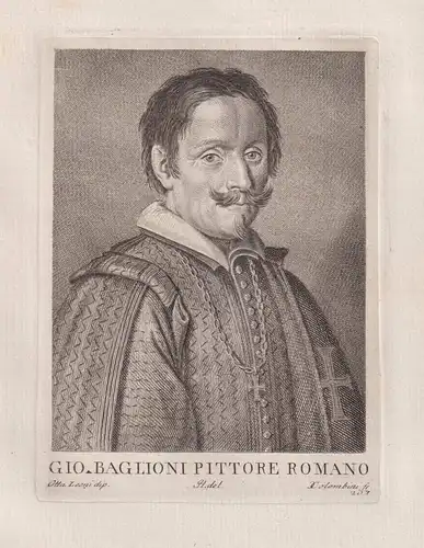 Pittore Romano - Giovanni Baglione (1566-1642) Italian painter Maler Mannerism Baroque Roma Rom Portrait
