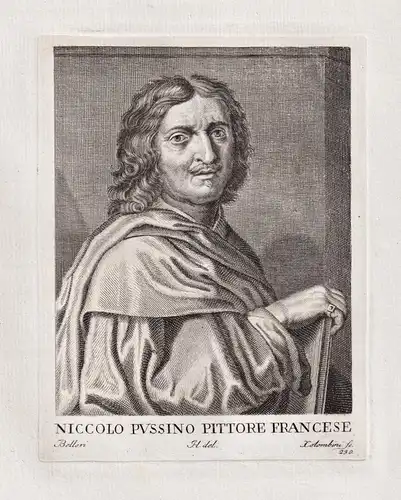 Niccolo Pussino Pittore Francese - Nicolas Poussin (1594-1665) French painter Portrait