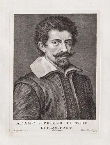 Adamo Elzeimer Pittore di Francfort - Adam Elsheimer (1578-1610) Maler painter Baroque Frankfurt am Main Portr