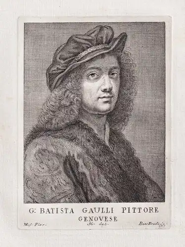 G. Batista Gaulli Pittore Genovese - Giovanni Battista Gaulli (1639-1709) Italian painter Genova Maler Portrai