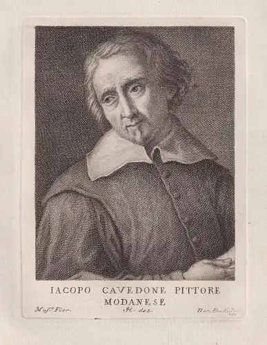 Iacopo Cavedone Pittore Modanese - Giacomo Cavedone (1577-1660) Italian painter Baroque Modena Bologna Portrai