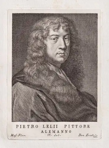 Pietro Lelii Pittore Alemanno - Peter Lely (1618-1680) English painter Maler Portrait