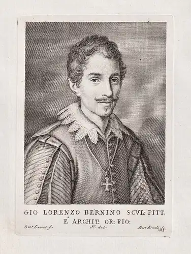 Gio Lorenzo BerninoScul. Pitt. e Archit. Or. Fio. - Gian Lorenzo Bernini (1598-1680) Italian sculptor architec