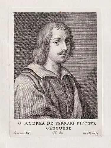 Giovanni Andrea de Ferrari - Giovanni Andrea de Ferrari (c. 1598-1669) Italian painter Baroque Genova Portrait