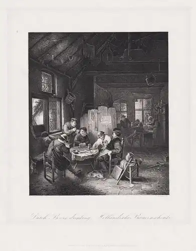 Dutch Boors Drinking / Holländische Bauernschenke - Dutch farmers / Tavern Gasthaus