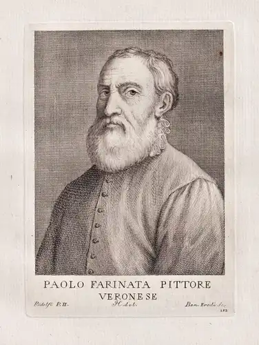 Paolo Farinata Pittore Veronese - Paolo Farinato (1524-1606) Italian painter architect Maler Architekt Verona