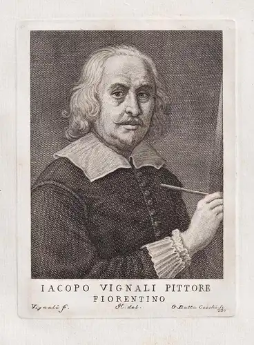 Iacopo Vignali Pittore Fiorentino - Jacopo Vignali (1592-1664) Italian painter Baroque Portrait