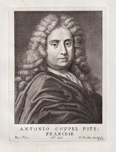 Antonio Coypel Pitt. Francese - Antoine Coypel (1661-1722) French painter Paris Baroque Barock Maler Portrait