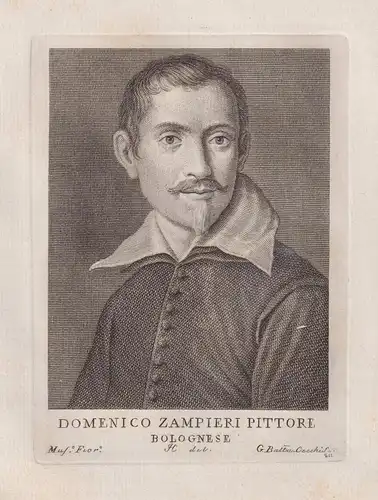 Domenico Zampieri Pittore Bolognese - Domenichino (1581-1641) Italian painter Maler Bologna Baroque Portrait