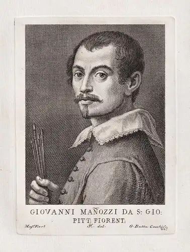 Giovanni Mannozzi da S. Gio. Pitt. Fiorent - Giovanni da San Giovanni (1592-1636) Italian painter Firenze Flor