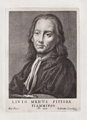Livio Mehus Pittore Fiammingo - Livio Mehus (1630-1691) Flemish painter Maler Oudenaarde Baroque Barock Portra