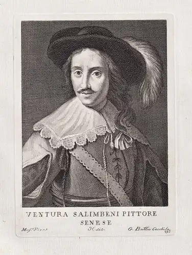 Ventura Salimbeni Pittore Senese - Ventura Salimbeni (1568-1613) Italian painter engraver Mannerism Siena Port