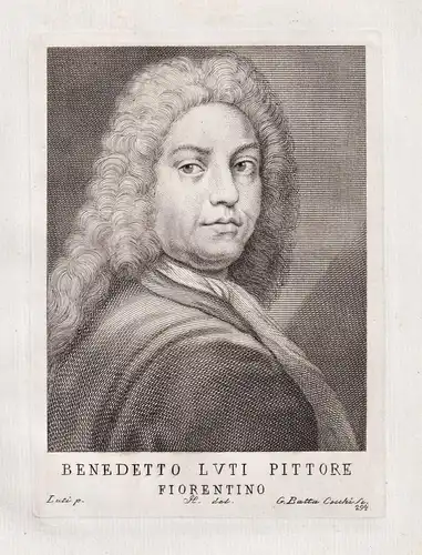 Benedetto Luti Pittore Fiorentino - Benedetto Luti (1666-1724) Italian painter Firenze Florenz Maler Portrait