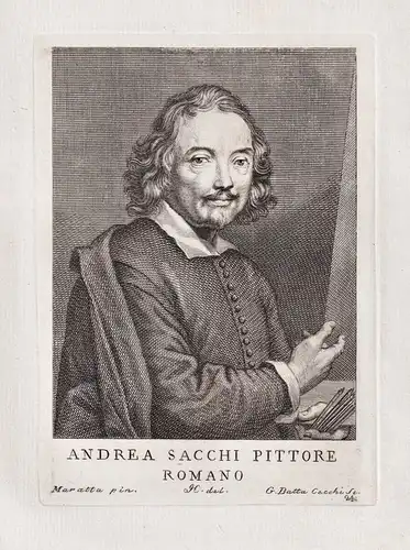 Andrea Sacchi Pittore Romano - Andrea Sacchi (1599-1661) Italian painter Baroque Roma Rom Barock Portrait