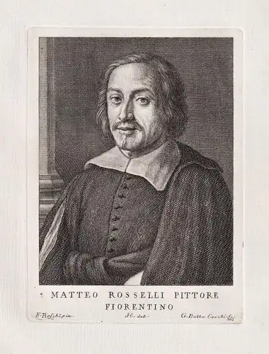Matteo Rosselli Pittore Fiorentino - Matteo Rosselli (1578-1650) Italian painter Firenze Florenz Portrait