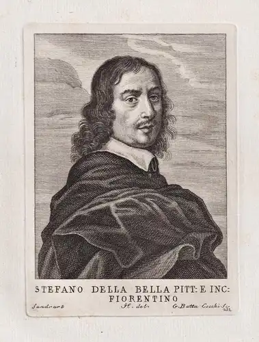 Stefano Della Bella Pitt. Inc. Fiorentino - Stefano della Bella (1610-1664) Italian draughtsman Zeichner engra