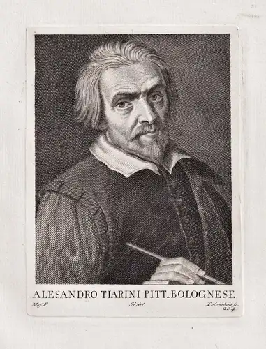 Alesandro Tiarini Pitt. Bolognese - Alessandro Tiarini (1577-1668) Italian painter Bologna Portrait
