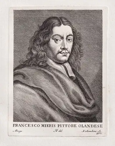 Francesco Mieris Pittore Olandese - Frans van Mieris the Elder (1635-1681) Dutch painter Maler Leiden Portrait