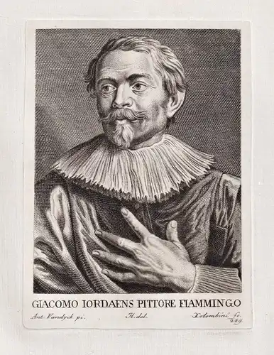 Giacomo Iordaens Pittore Fiammingo - Jacob Jordaens (1593-1678) Flemish painter Baroque Portrait