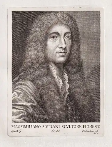 Massimiliano Soldani Scultore Fiorent. - Massimiliano Soldani (1656-1740) Italian sculptor medallist Medici Fi