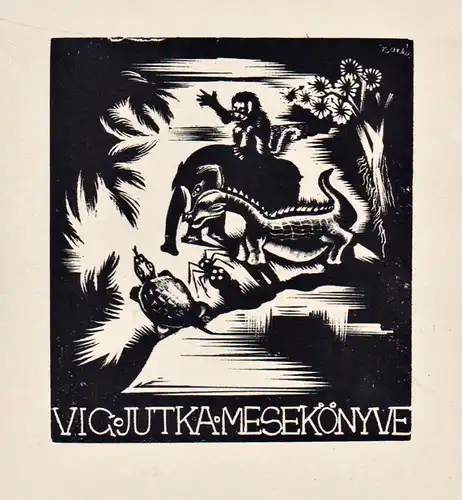 Vig Jutka Mese Könyve - Exlibris ex-libris Ungarn Hungary bookplate