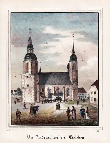 Die Andreaskirche in Eisleben - St. Andreas Kirche Eisleben LK Mansfeld-Südharz / Sachsen-Anhalt