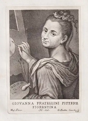 Giovanna Fratellini Pittrice Fiorentina - Giovanna Fratellini (1666-1731) Italian painter Malerin Firenze woma