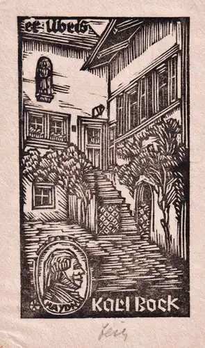 Karl Bock - Exlibris ex-libris bookplate