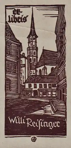 Willi Reisinger - Exlibris ex-libris bookplate