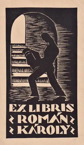 Ex Libris Roman Karoly - Exlibris ex-libris bookplate / Ungarn Hungary Magyarorszag