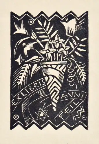 Ex Libris Anni Feil - Exlibris ex-libris bookplate